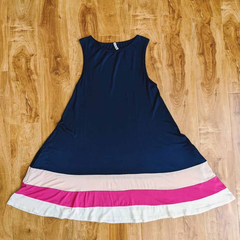 Beeson River Sleeveless Swing Dress EUC